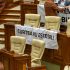 BCS a protestat la Parlament