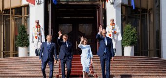 (FOTO) Liderii Franței, Germaniei și Poloniei, la Chișinău