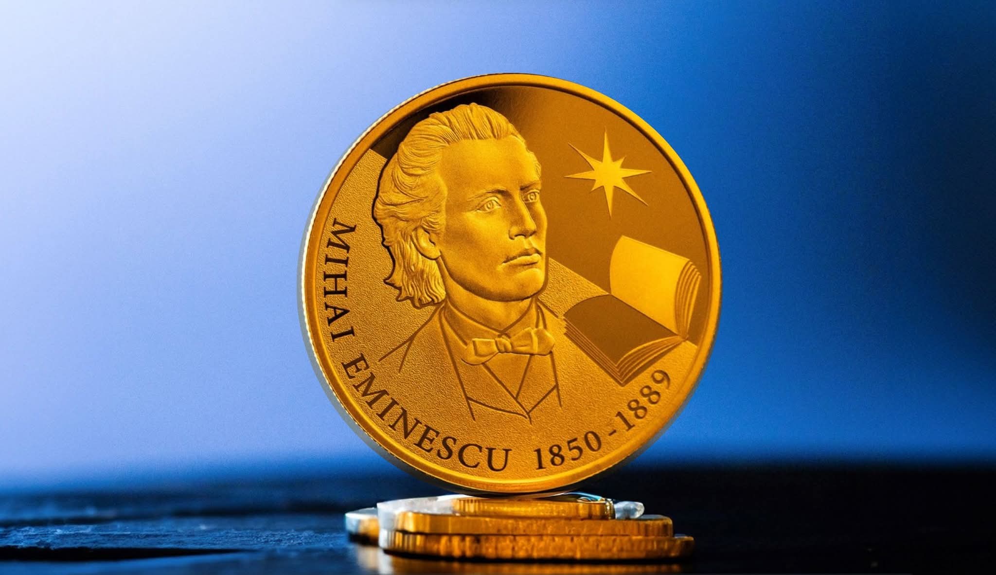 BNM lansează moneda comemorativă „Mihai Eminescu”