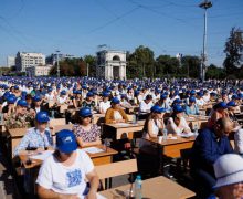Președintele Republicii Moldova și cel al României au participat la Marea Dictare Națională