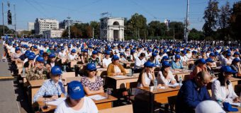 Președintele Republicii Moldova și cel al României au participat la Marea Dictare Națională
