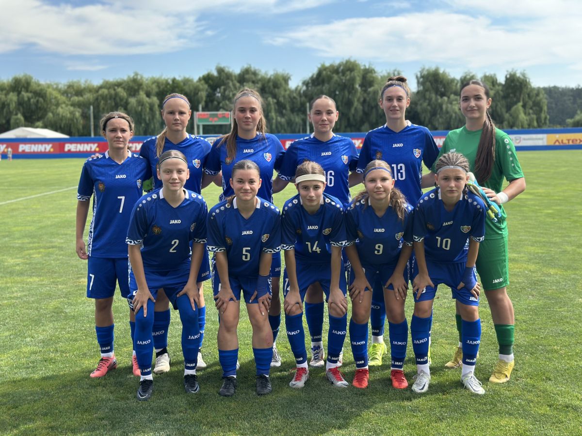 Fotbal feminin WU17. Moldova, învinsă de România