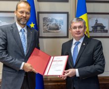 Igor Grosu a avut o întrevedere de rămas-bun cu ambasadorul Uniunii Europene la Chișinău
