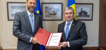 Igor Grosu a avut o întrevedere de rămas-bun cu ambasadorul Uniunii Europene la Chișinău