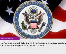 Departamentul de Stat al SUA a publicat raportul anual privind situația drepturilor omului în Republica Moldova