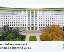 Parlamentul se convoacă în sesiunea de toamnă