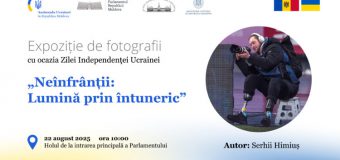 Inaugurarea expoziției de fotografii „Neînfrânții: Lumină prin întuneric”, semnată de fotograful ucrainean Serhii Himiuș