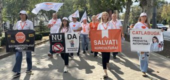 Protest la Ministerul Agriculturii. Partidul Republican „Inima Moldovei”: Puterea galbenă distruge satele și fermierii