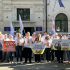 Partidul Republican „Inima Moldovei” a protestat la Inspectoratul de Poliție Buiucani împotriva urmăririi penale a 4 membri de partid, inclusiv liderul partidului