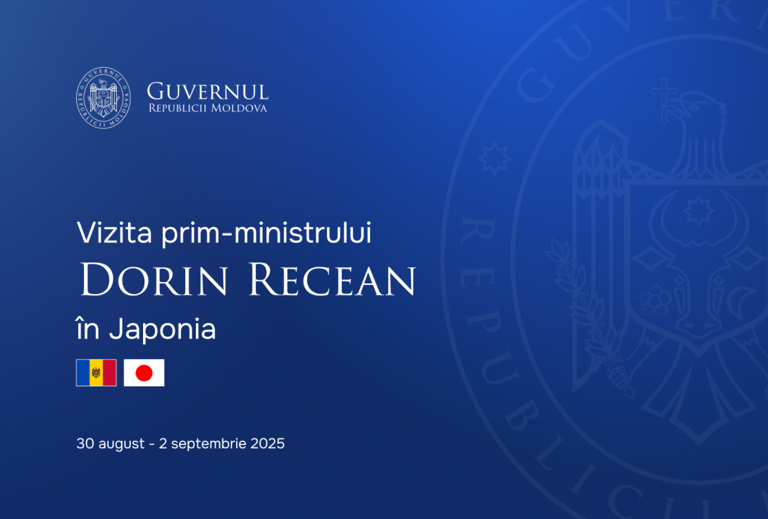 Dorin Recean efectuează o vizită de lucru în Japonia cu ocazia inaugurării Zilei Republicii Moldova la Expoziția Mondială de la Osaka