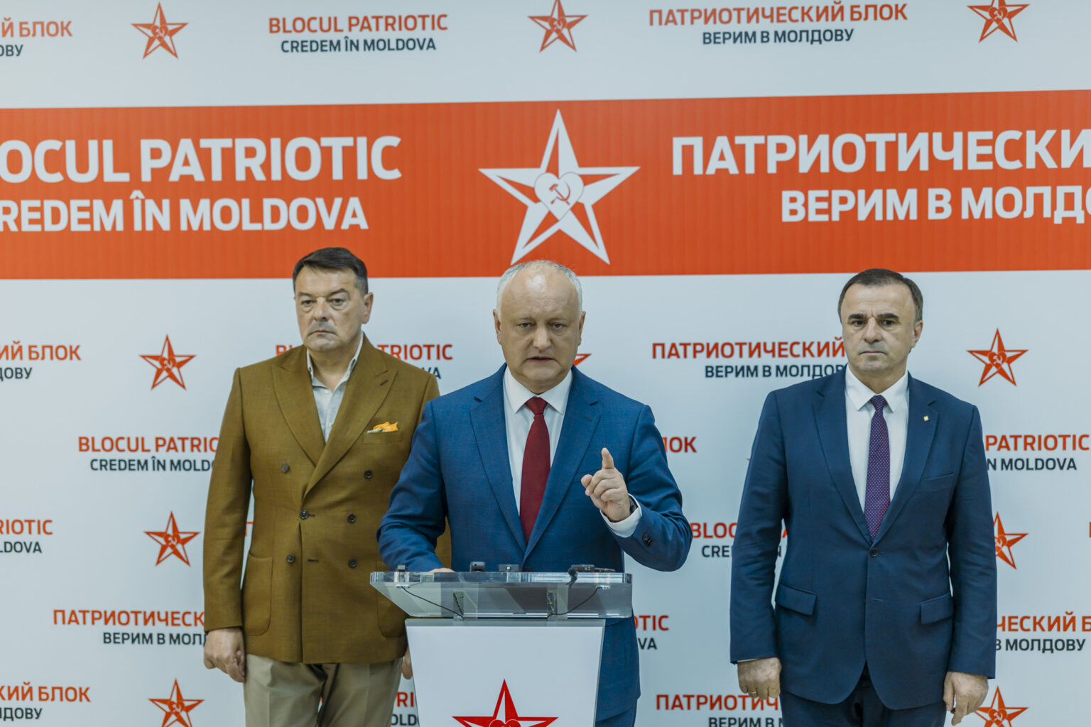 Liderii Blocului Patriotic au condamnat presiunile neîntemeiate asupra Partidului ”Inima Moldovei” și a liderului său