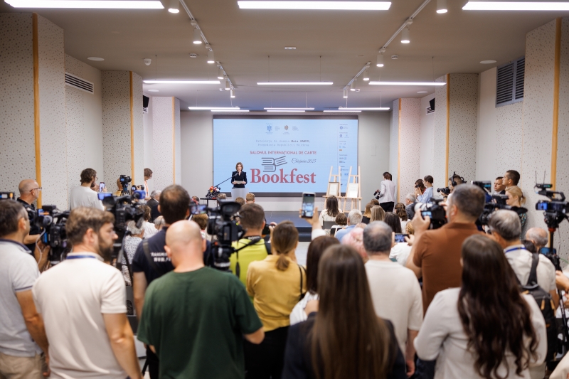 Maia Sandu a participat la Salonul Internațional de Carte Bookfest