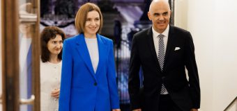Maia Sandu s-a întâlnit la Strasbourg cu Secretarul General al Consiliului Europei, Alain Berset