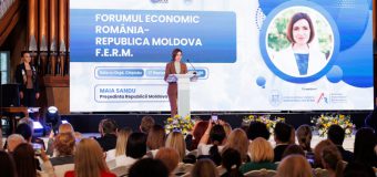 Maia Sandu, la Forumul economic România – Republica Moldova: Chem mediul de afaceri să ne fie în continuare alături