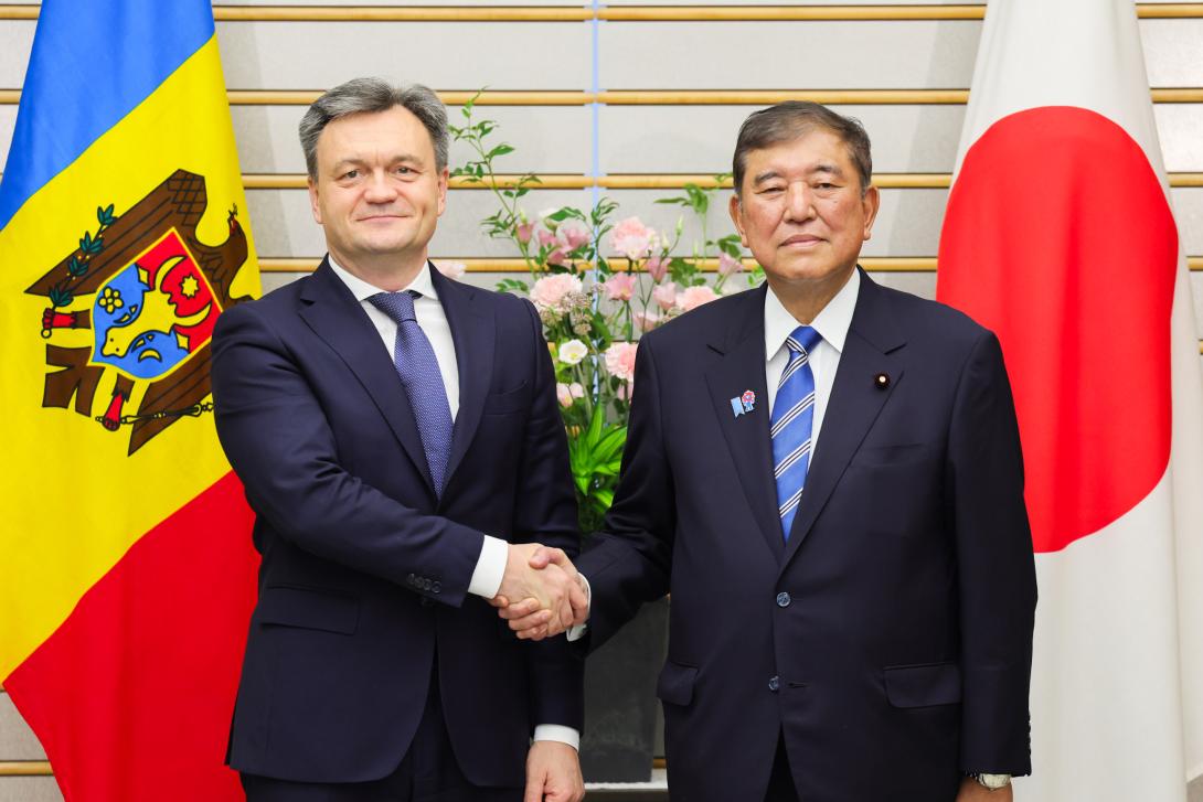 Dorin Recean a avut o întrevedere cu prim-ministrul Japoniei