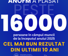 ANOFM a ajutat peste 16 000 de persoane să-și găsească un loc de muncă de la începutul anului