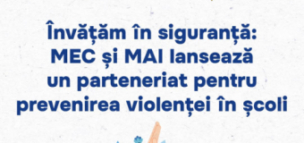 MEC și MAI lansează un parteneriat pentru prevenirea violenței în școli
