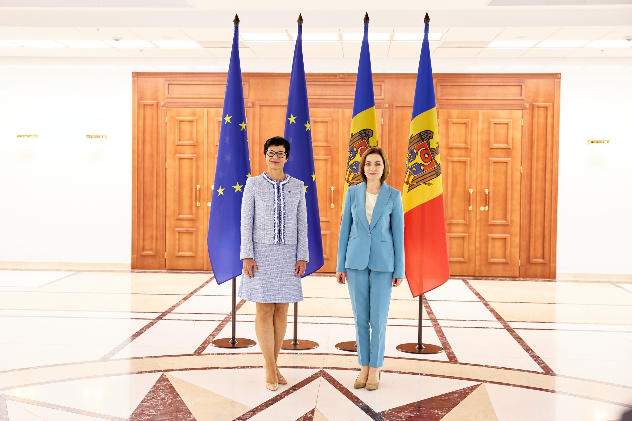 Marta Kos, la întrevedere cu Maia Sandu: UE susține ferm integrarea Moldovei în familia europeană