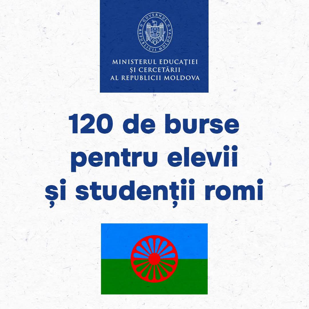 120 de burse pentru elevii și studenții romi în anul de studii 2025–2026