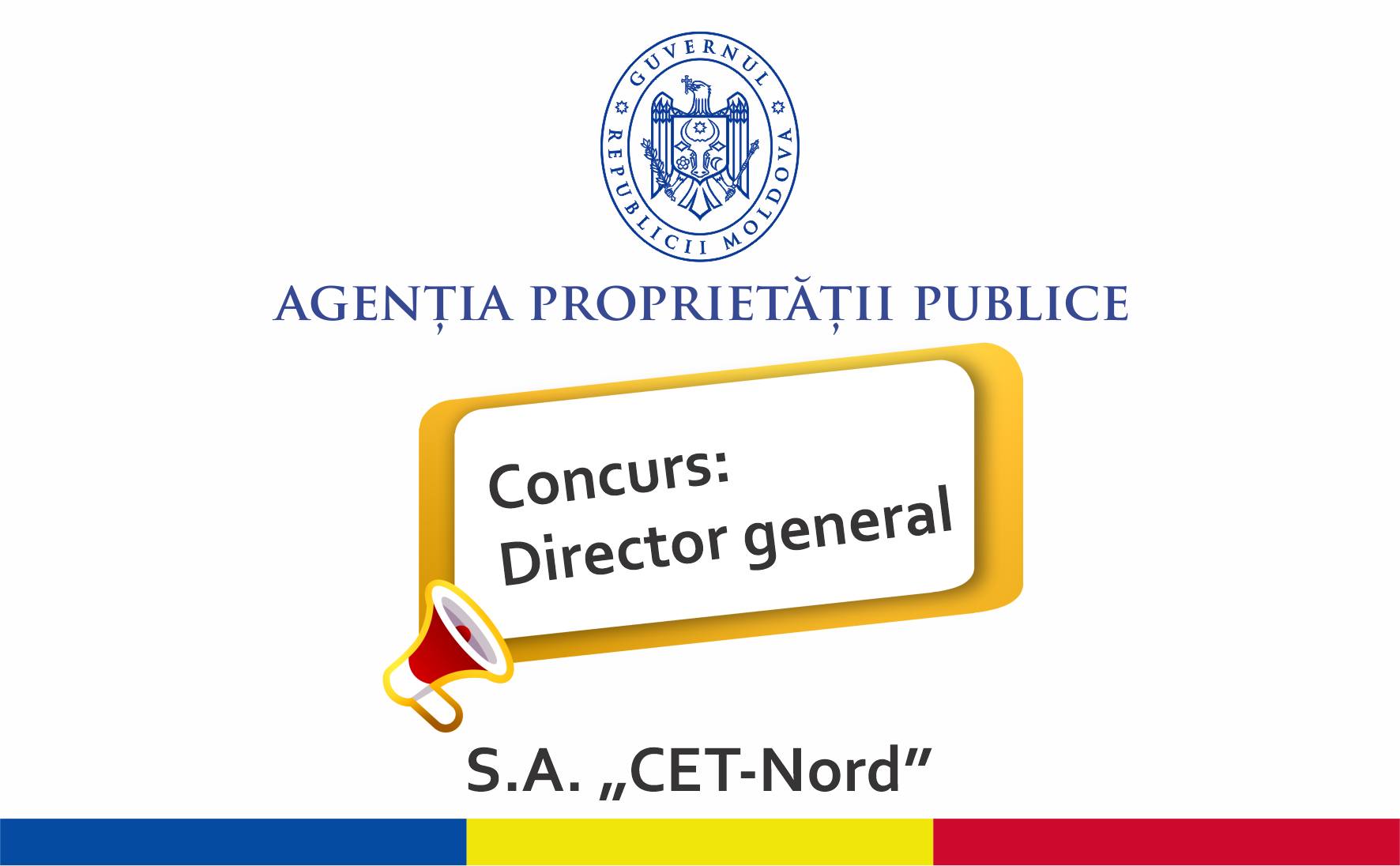 2 candidați admiși la proba interviu pentru funcția de director general al SA „CET-Nord”