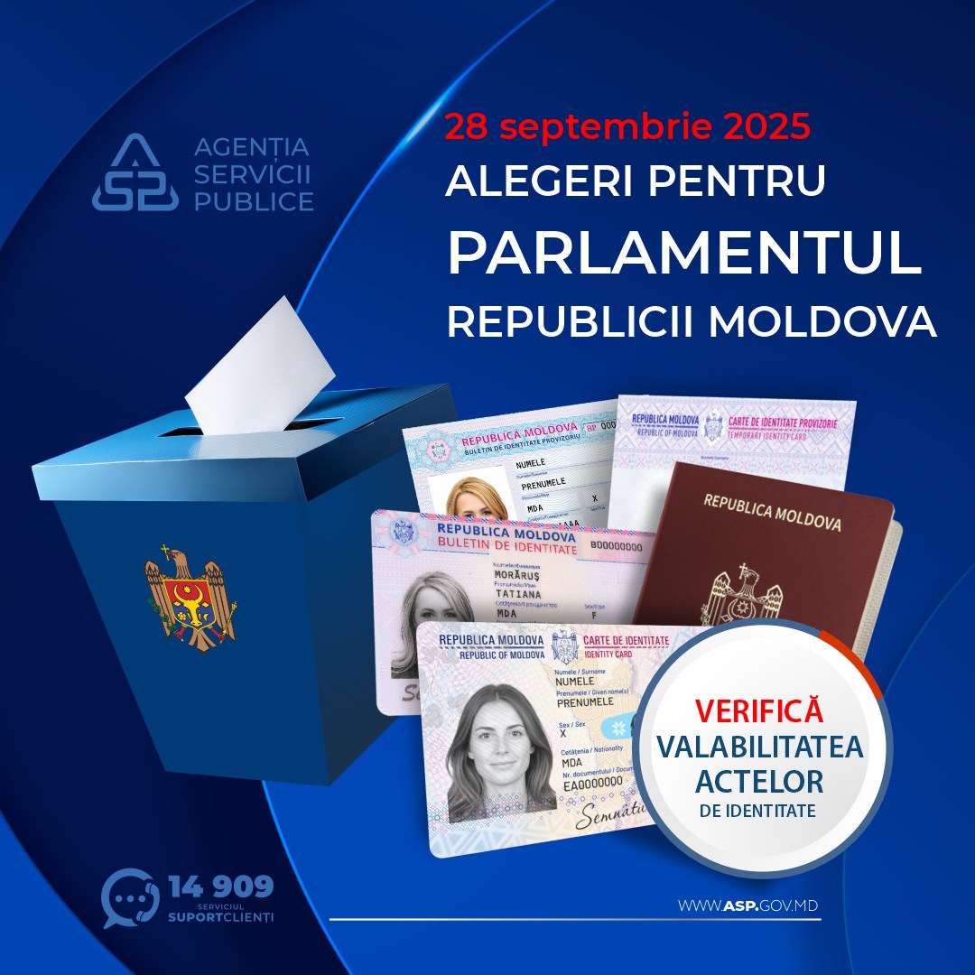 ASP recomandă verificarea actelor de identitate în contextul alegerilor parlamentare