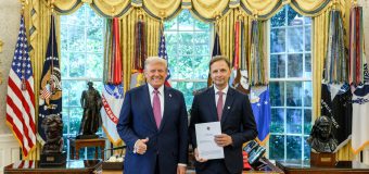 Ambasadorul Vlad Kulminski și-a prezentat scrisorile de acreditare Președintelui SUA, Donald J. Trump
