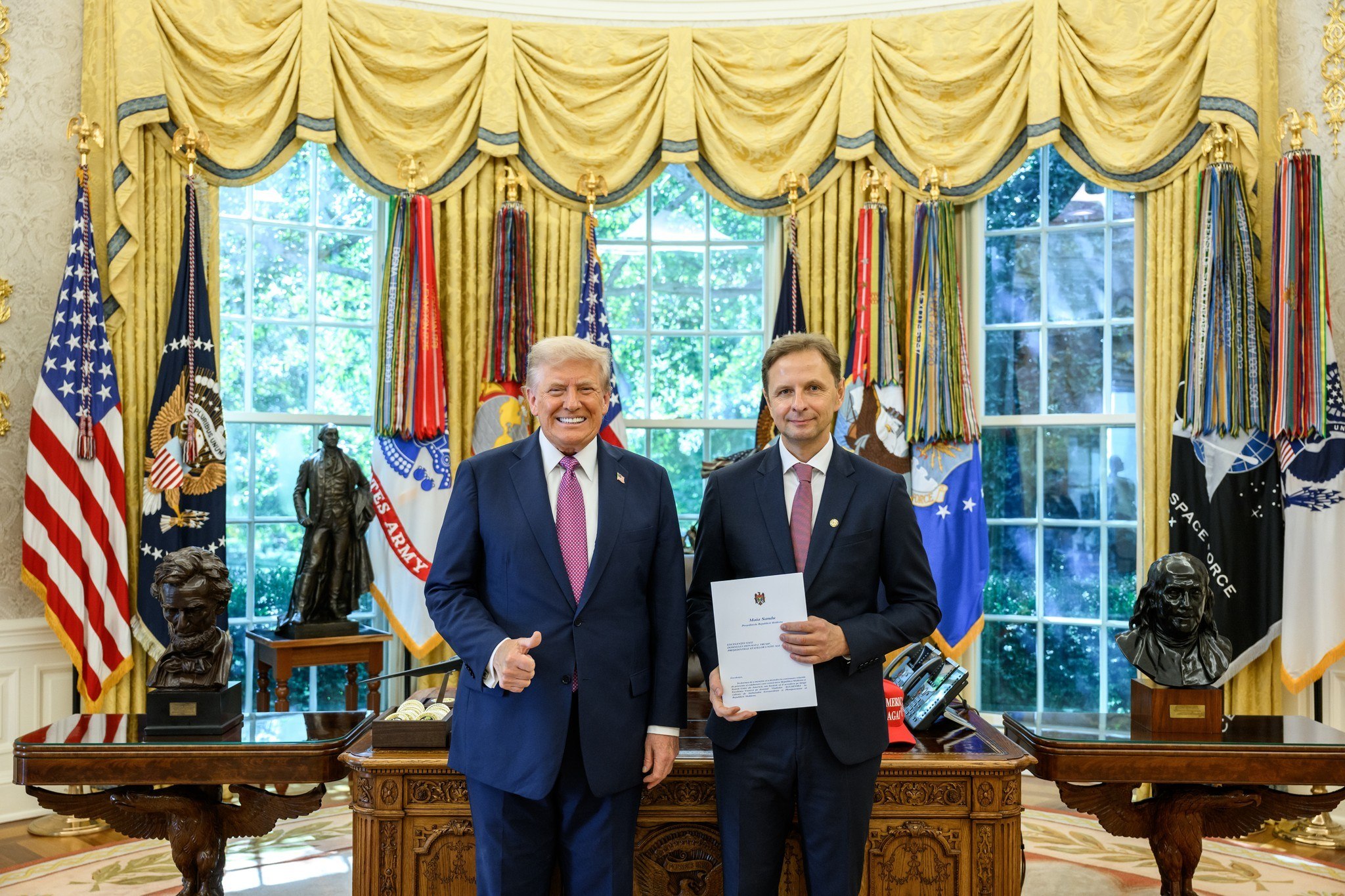 Ambasadorul Vlad Kulminski și-a prezentat scrisorile de acreditare Președintelui SUA, Donald J. Trump