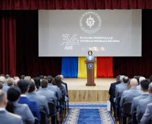 Maia Sandu a participat la ceremonia dedicată aniversării a XXXIV-a de la crearea organelor securității statului