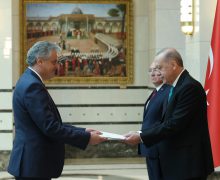 Oleg Serebrian a prezentat scrisorile de acreditare Președintelui Republicii Turcia