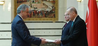 Oleg Serebrian a prezentat scrisorile de acreditare Președintelui Republicii Turcia