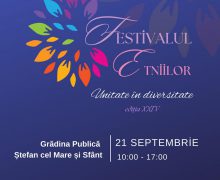 Festivalul Etniilor în municipiul Chișinău, ediția a XXIV-a va avea loc pe 21 septembrie 2025
