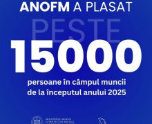 Peste 15 000 de cetățeni au fost ajutați să-și găsească un loc de muncă de către ANOFM