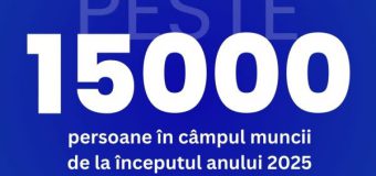 Peste 15 000 de cetățeni au fost ajutați să-și găsească un loc de muncă de către ANOFM