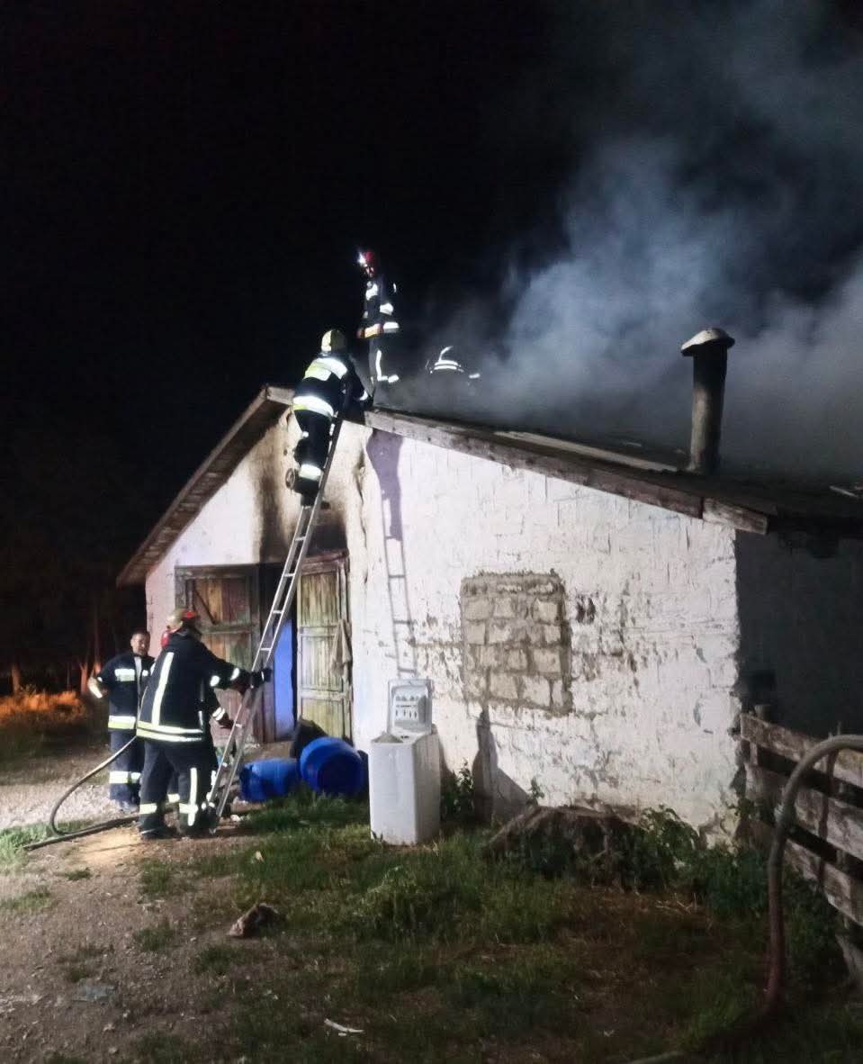 300 de animale au fost salvate de pompieri dintr-un incendiu izbucnit în raionul Rîșcani
