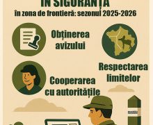 Recomandări pentru vânătoare în siguranță în zona de frontieră – sezonul 2025–2026