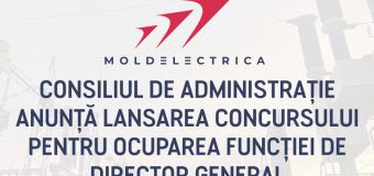 Se caută director general la „Moldelectrica”