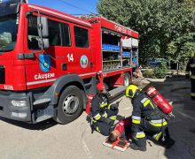 Exercițiu tactic la un centru comercial din municipiul Căușeni