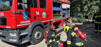 Exercițiu tactic la un centru comercial din municipiul Căușeni