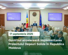 Guvernul accelerează implementarea Proiectului Deșeuri Solide în Republica Moldova