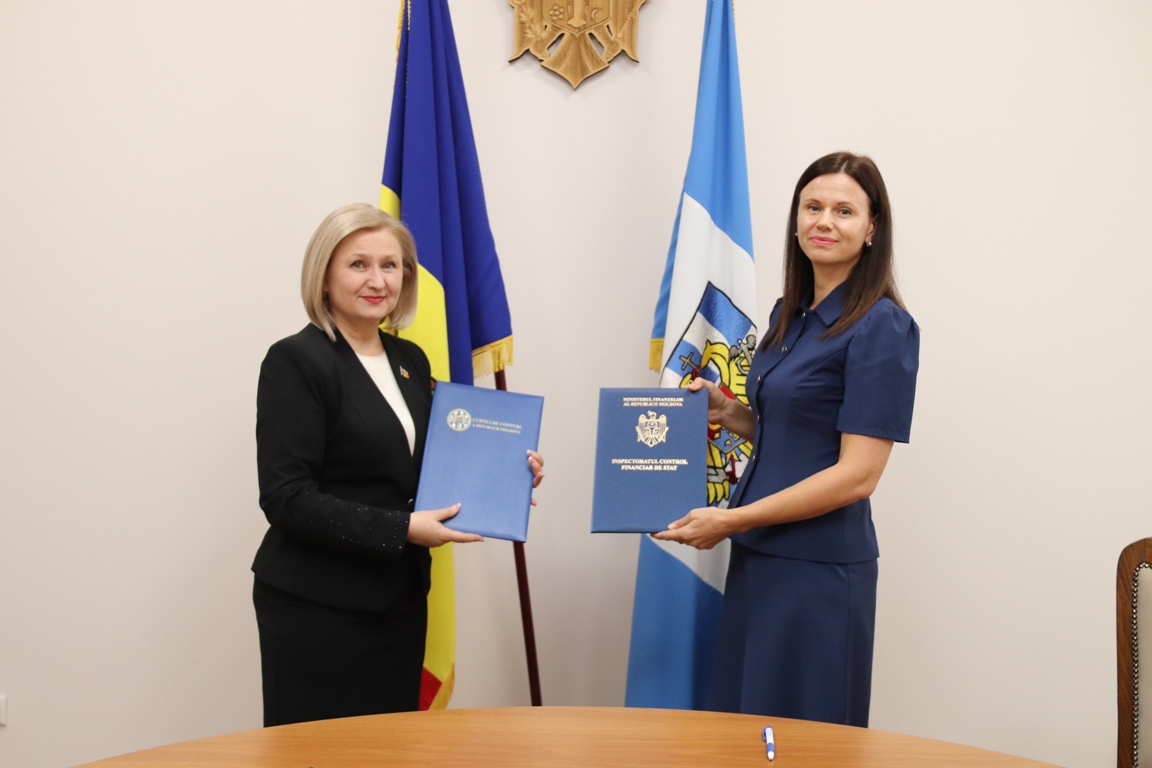 Curtea de Conturi și Inspectoratul Control Financiar de Stat au semnat un Memorandum de cooperare