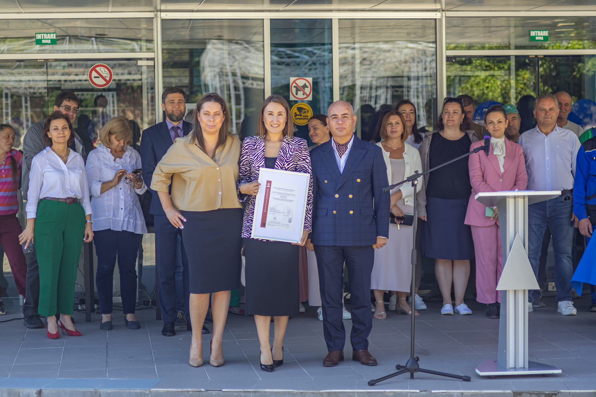 CIE „Moldexpo” a obținut certificatul ISO. Zinaida Popa: Este dovada că «Moldexpo» se modernizează, se adaptează și rămâne un lider de încredere pe piața evenimentelor din Republica Moldova