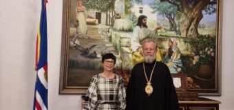 Marta Kos s-a întâlnit cu Mitropolitul Vladimir