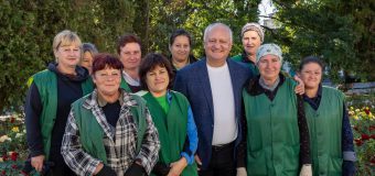 Igor Dodon, în discuții cu locuitorii din Bălți