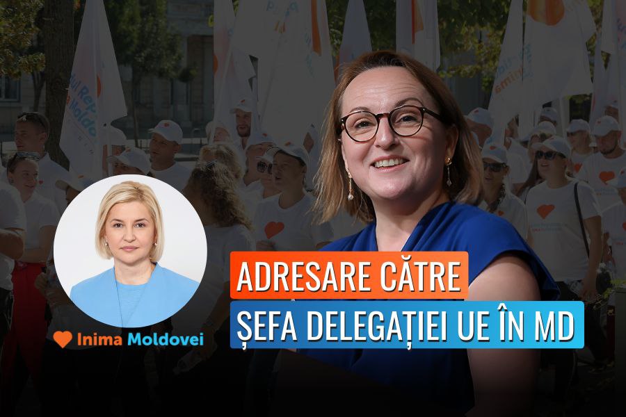 Scrisoare deschisă către noul șef al Delegației UE. Irina Vlah: Stimată doamnă Piorko, arătați că sunteți alături de poporul Moldovei