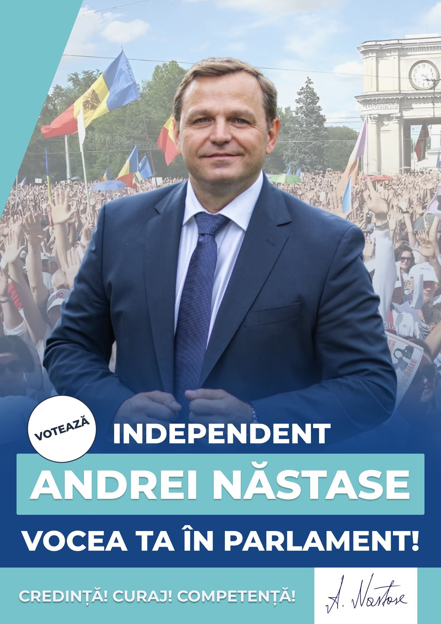 Andrei Năstase lansează materialele oficiale de campanie: vocea oamenilor, nu a partidelor
