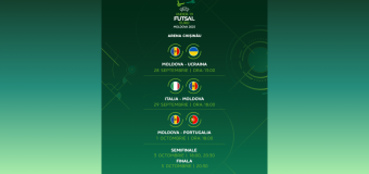 UEFA Under-19 Futsal EURO 2025 începe la Chișinău. Programul complet