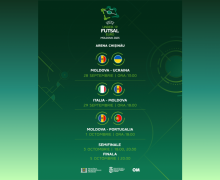 UEFA Under-19 Futsal EURO 2025 începe la Chișinău