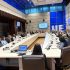 Un grup de studenți ai Universității de Stat din Moldova au participat la un exercițiu de simulare a traducerii simultane desfășurat la Parlament