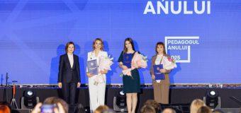 Președinta Republicii Moldova, Maia Sandu, a participat la Gala Laureaților concursului republican „Pedagogul Anului 2025”