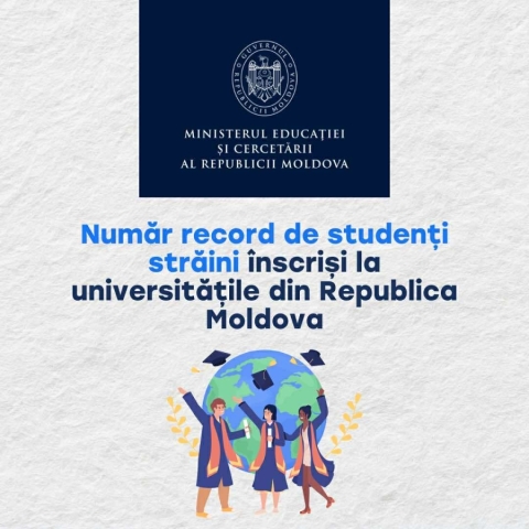 Număr record de studenți străini înscriși la universitățile din Republica Moldova